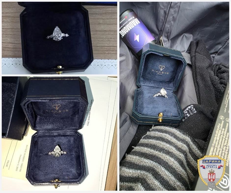 Konfiskohet unazë diamanti në kufirin e Preshevës, vlera mbi 4200 euro