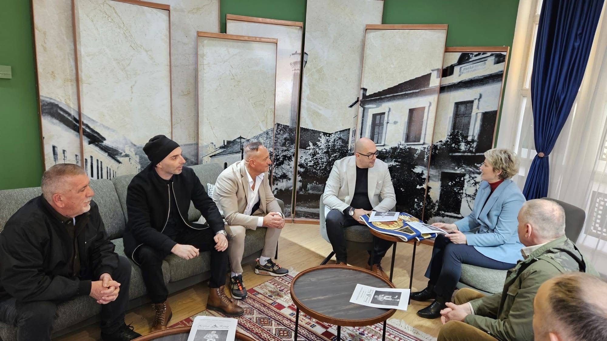 Takim me kampionët e Preshevës, mbështetje për sportin dhe talentet vendore