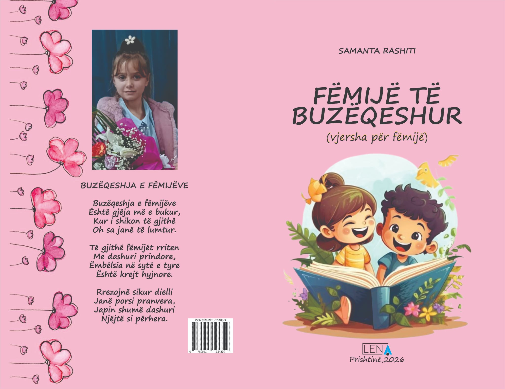 BOTOHET LIBRI ME POEZI “FËMIJË TË BUZËQESHUR” I AUTORES SAMANTA RASHITI
